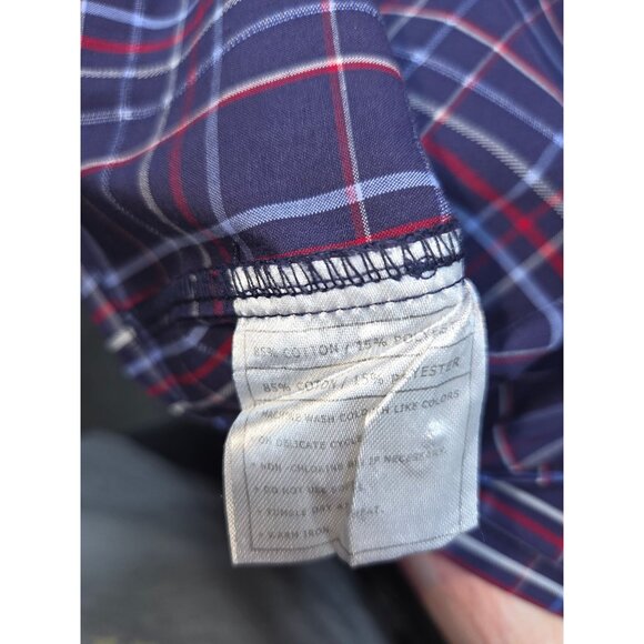 Ariat Pro Series Mens Plaid Button-Up S/S Shirt Large - Picture 6 of 8